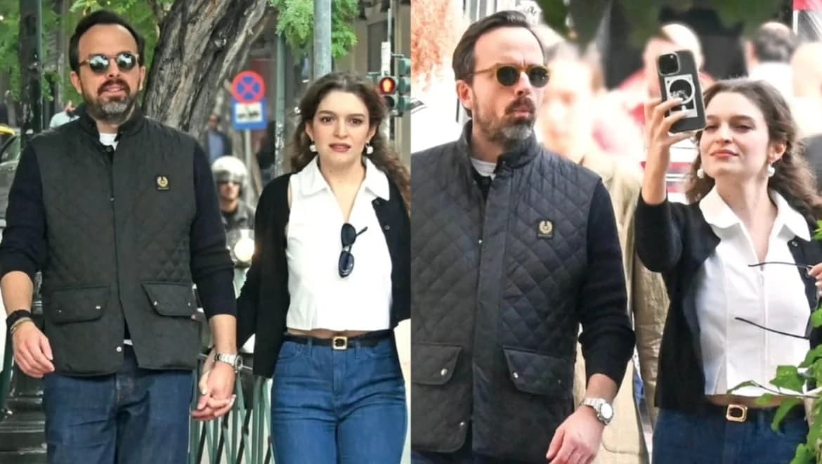 Καλλιόπη Χάσκα: Ερωτευμένη στο Κολωνάκι με τον σύντροφό της