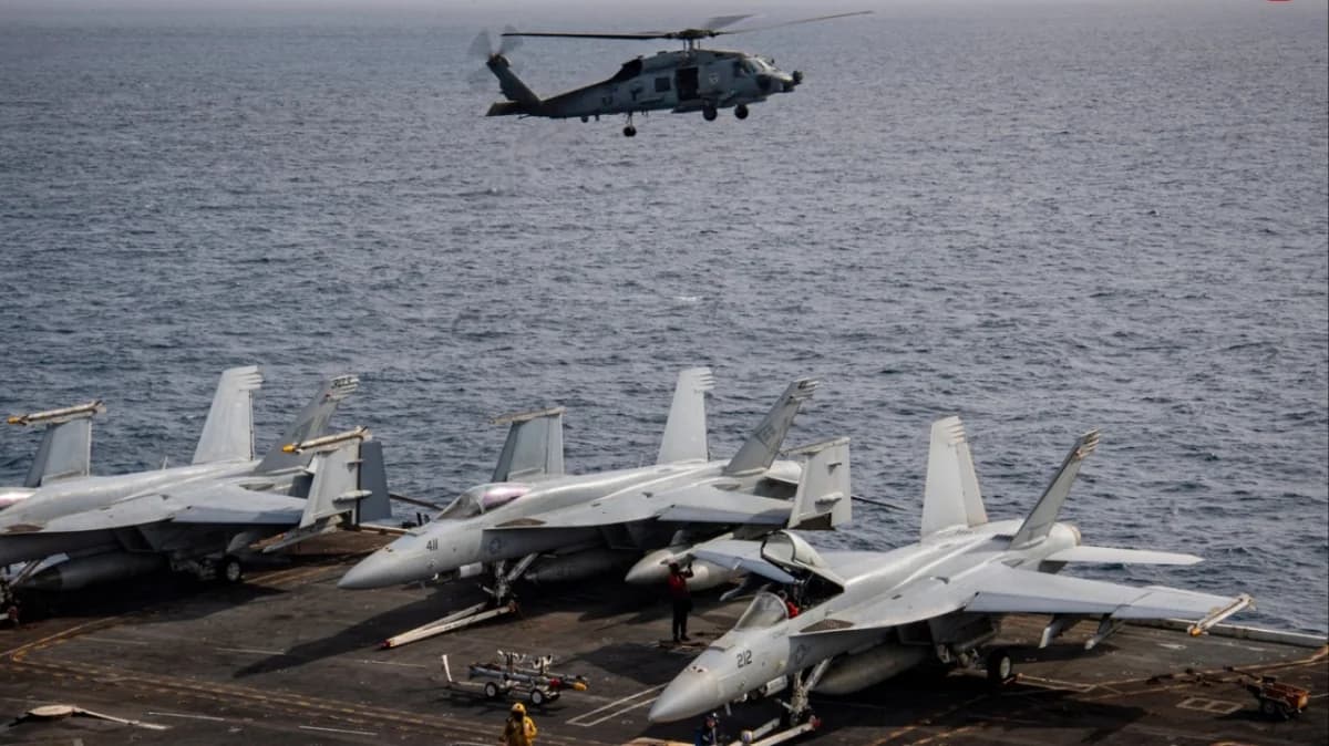 US Fighter Jet and Helicopter Crash in South China Sea