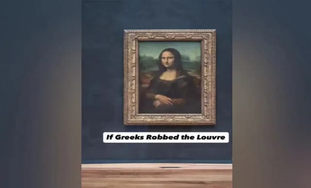 Wenn Griechen den Louvre ausrauben würden: Episches Video mit griechischer Mutter