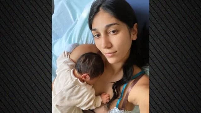 פרסקווי קראסיוטי מברכת על ילדה הראשון