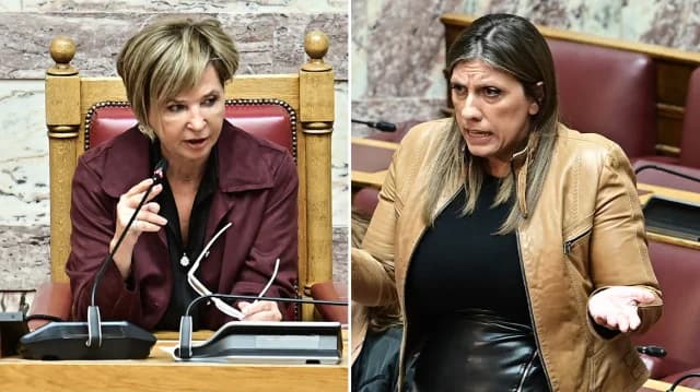 Spannungen im Parlament: Zusammenstoß zwischen Konstantopoulou und Gerovasili