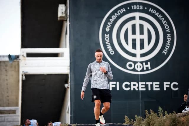 Christos Kontis asume el OFI – Primera sesión de entrenamiento