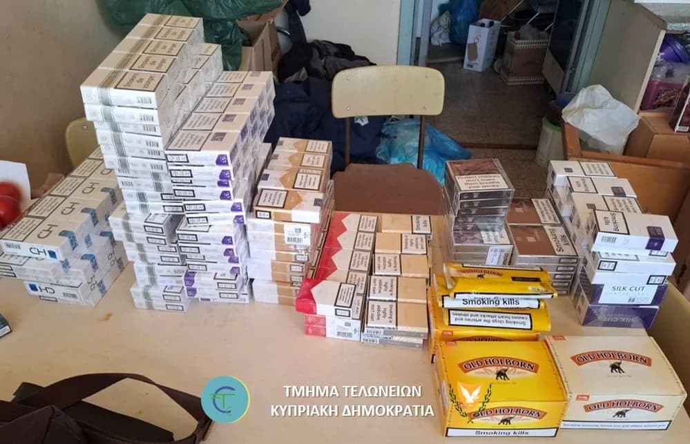 Κατασχέσεις αδασμοφορολόγητων καπνικών προϊόντων σε Λατσιά και Δερύνεια