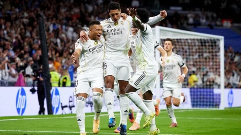 Real Madrid - Valencia 4-0: Victoria contundente con doblete de Mbappé