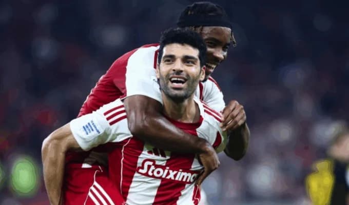 Ο Ολυμπιακός νίκησε τον Άρη με 2-1 στην Super League