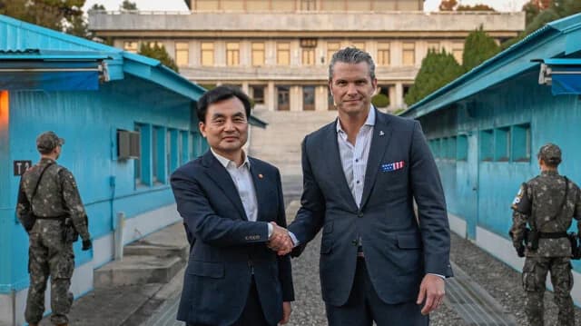 Hegseth Visits Korean Demilitarized Zone