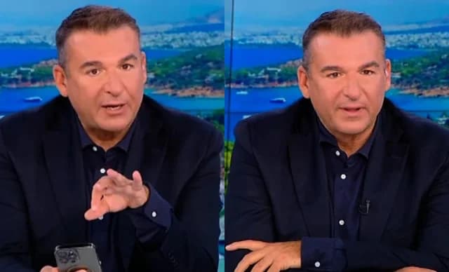 Giorgos Liagas: Llamada telefónica inesperada al aire – "¡Mi casa está inundada!"