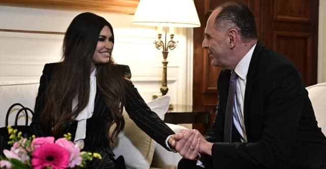 Kimberly Guilfoyle trifft Geraperitis im Außenministerium