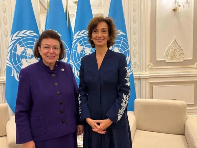 Lina Mendoni en la UNESCO pide la reunificación de los mármoles del Partenón