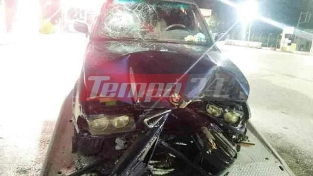 Unfall in Achaia: Mann stürzt nach Autounfall in Baum in Schlucht