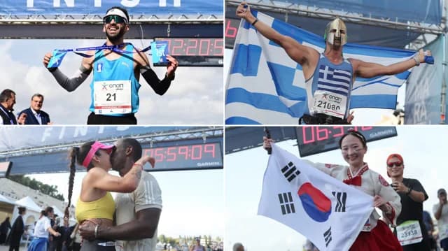 42nd Athens Authentic Marathon: Karaiskos Wins, Proposals and Dedications