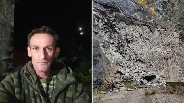 בן 55 לכוד בכפר הררי מרוחק בטריקלה, יוון