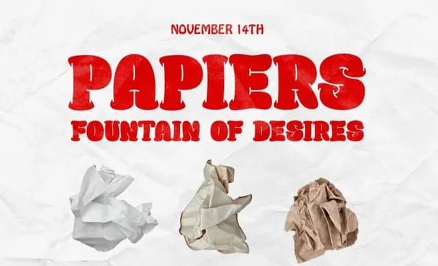 Выставка «Papiers: Фонтан желаний» в Isnotgallery