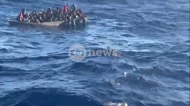 Γαύδος: Βίντεο λίγο πριν την ανατροπή λέμβου με μετανάστες – Τρεις νεκροί