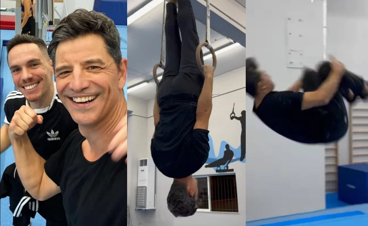 Sakis Rouvas: Beeindruckt mit Akrobatik an Ringen mit 53 Jahren