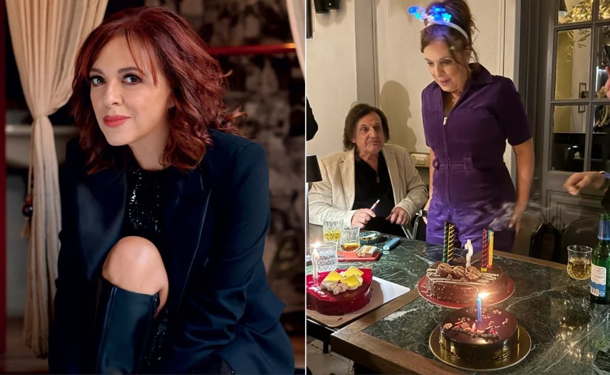 Eleni Randou: Feiert Geburtstag mit drei Kuchen und Vassilis Papakonstantinou