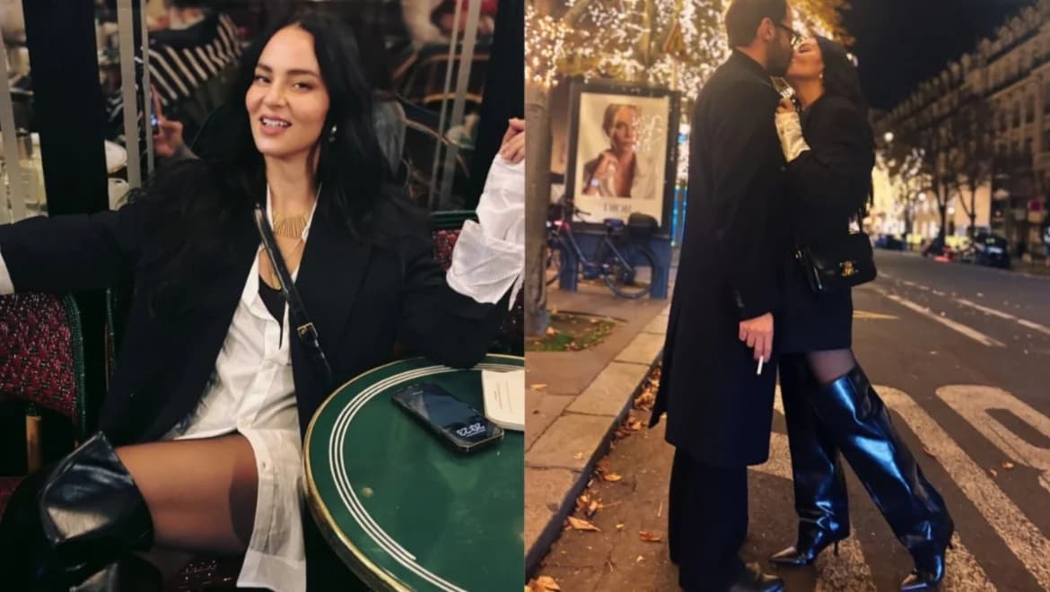 Genevieve Mazari: Romantic Getaway in Paris with Vassilis Karidis
