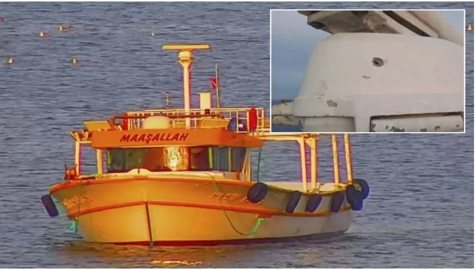 Incidente en Agathonisi: Disparos de advertencia contra barco pesquero turco