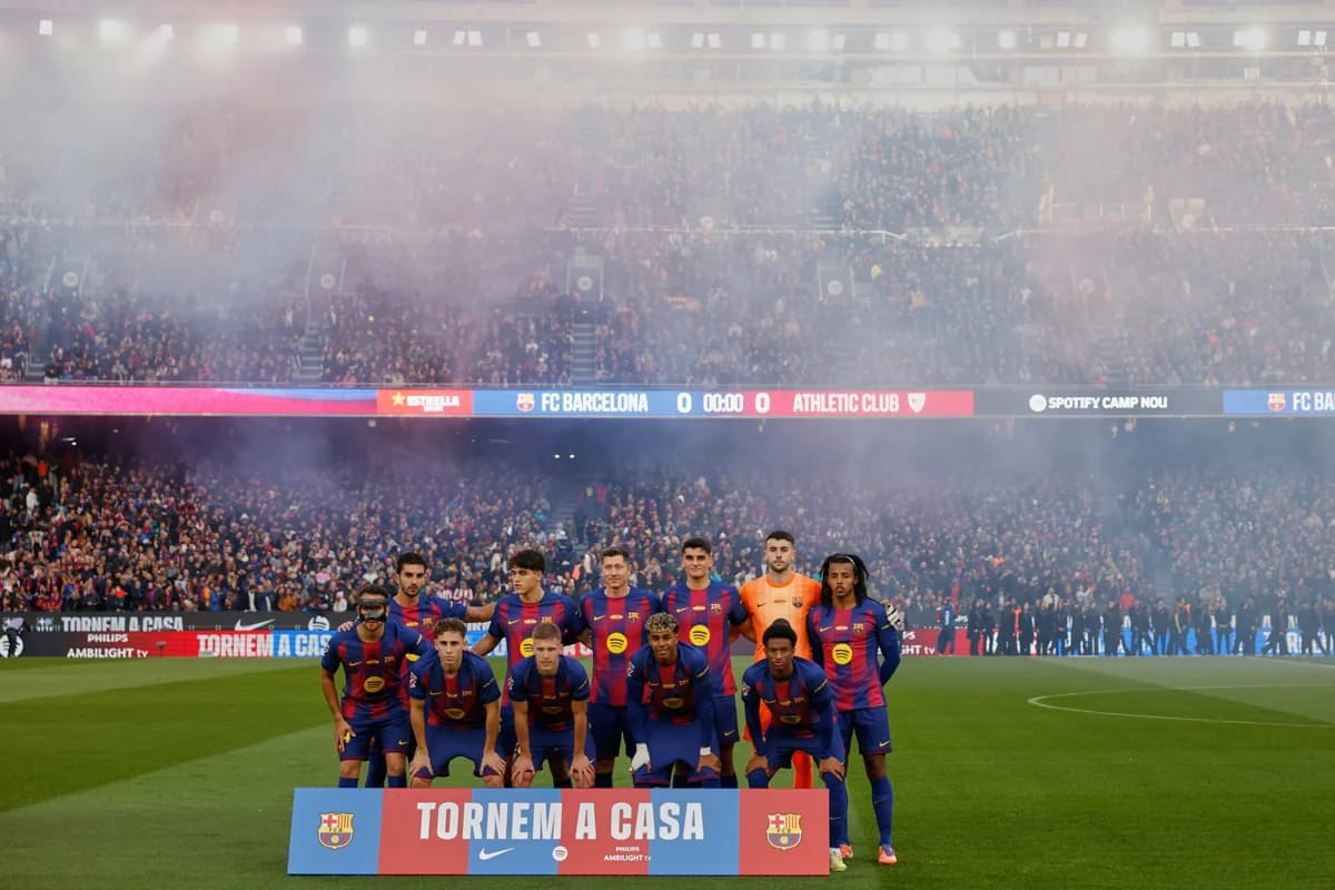 El Barcelona aplasta al Bilbao en su regreso al Camp Nou