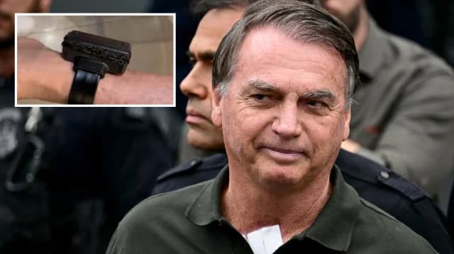 Bolsonaro behauptet, er habe Fußfessel aus 'Neugier' öffnen wollen