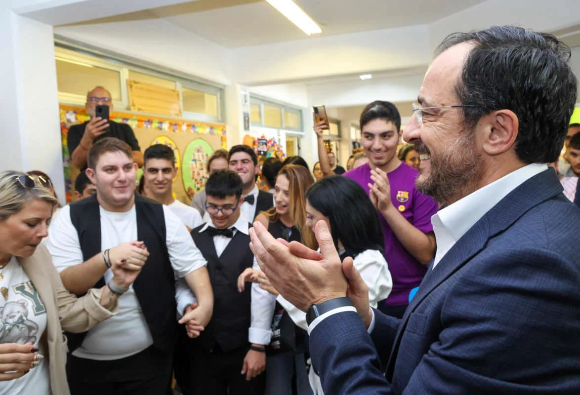 Πρόεδρος Χριστοδουλίδης: Γενέθλια Νεκτάριου στο Ειδικό Σχολείο Λιοπετρίου