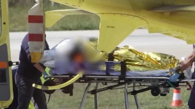 Αεροδιακομιδή 37χρονου με έμφραγμα και εγκεφαλικό από Κεφαλονιά στην Πάτρα