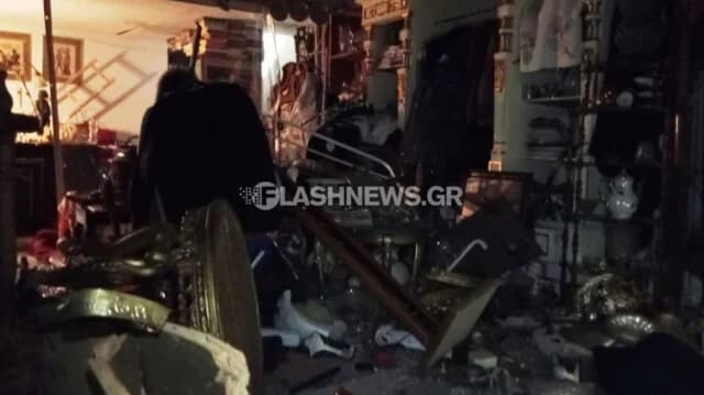 Ханья: Травма во время ограбления магазина в центре города