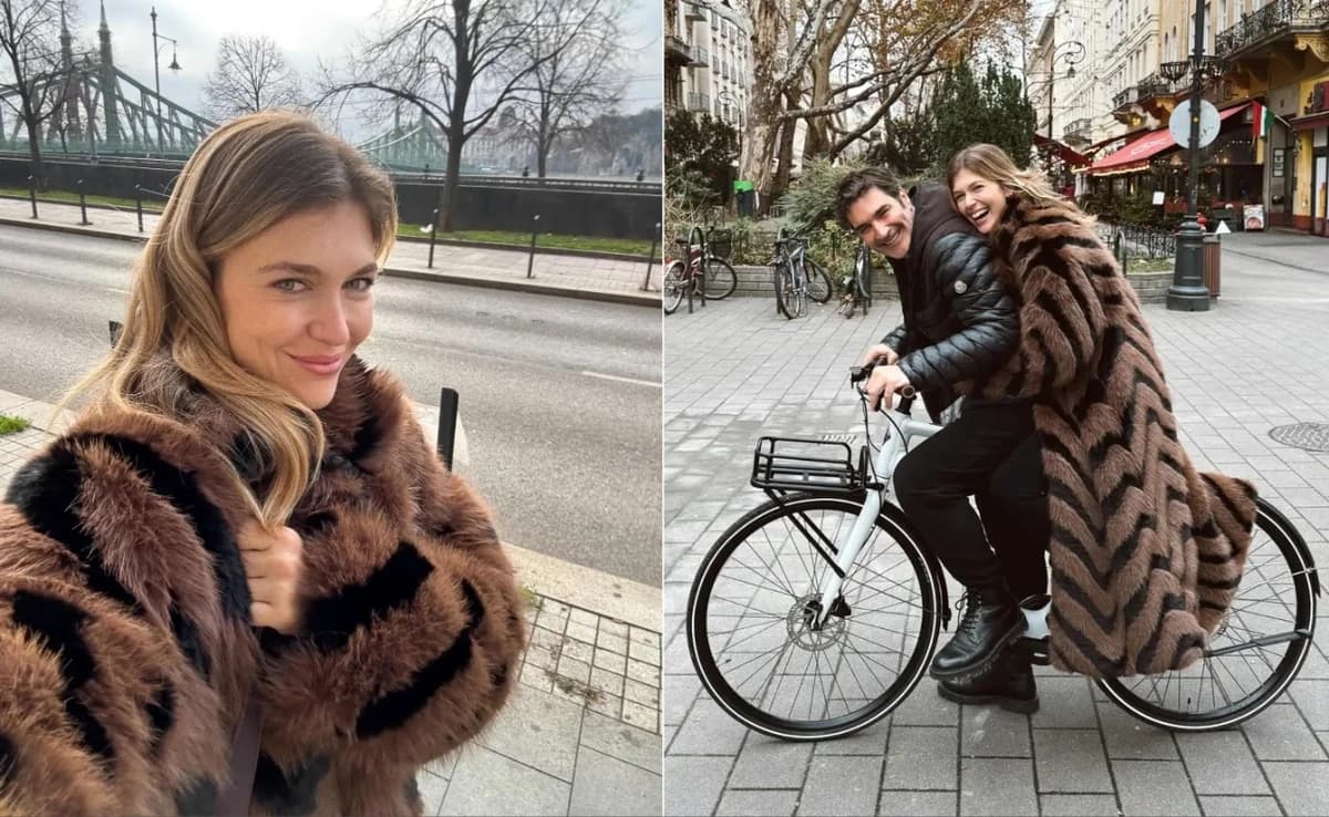 Christoforos Papakaliatis y Klelia Andriolatou en Budapest para el rodaje de «Maestro»