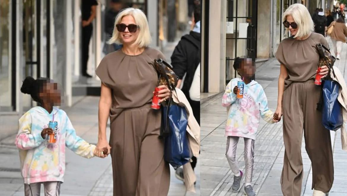 Christina Kontova: Rara aparición con su hija en Atenas