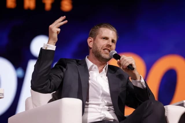 Eric Trump to Keynote at Davos Lodge/Greek house 2026