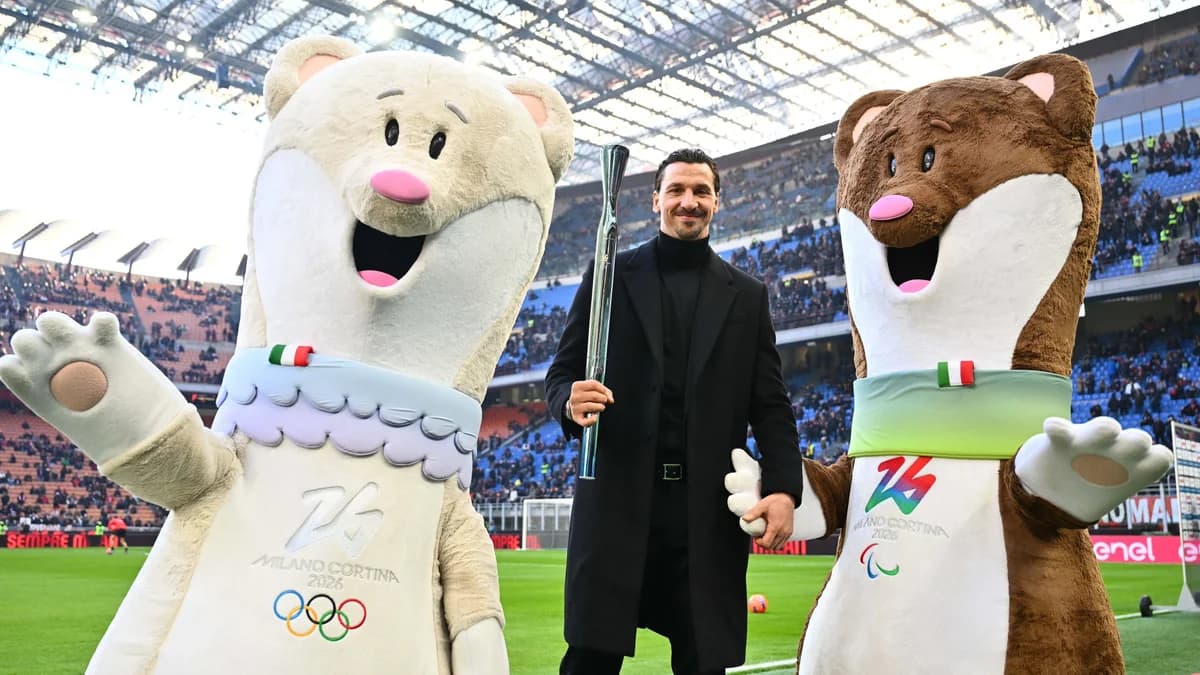 Ibrahimović empfängt olympische Flamme im San Siro