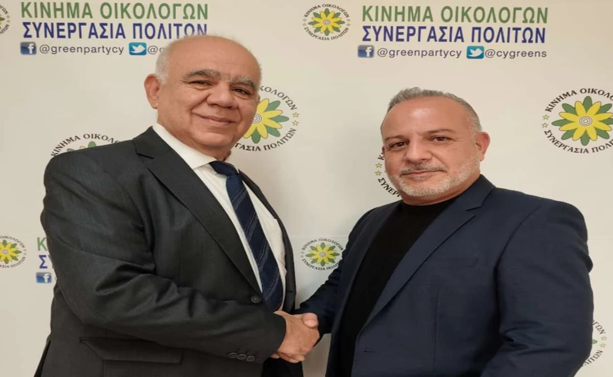 Andreas Theophanous: Candidato con el Partido Verde de Chipre