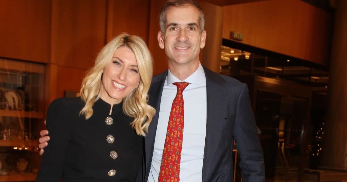 Sia Kosioni und Kostas Bakoyannis beim 'Kallipateira'-Dinner