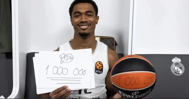 Euroleague: Malédon Scores the 1,000,000th Point