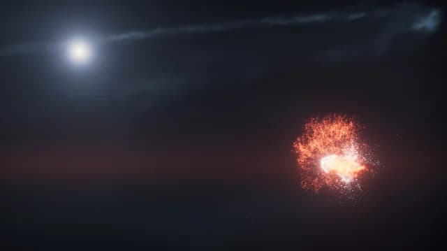 Hubble captura escombros de colisiones espaciales