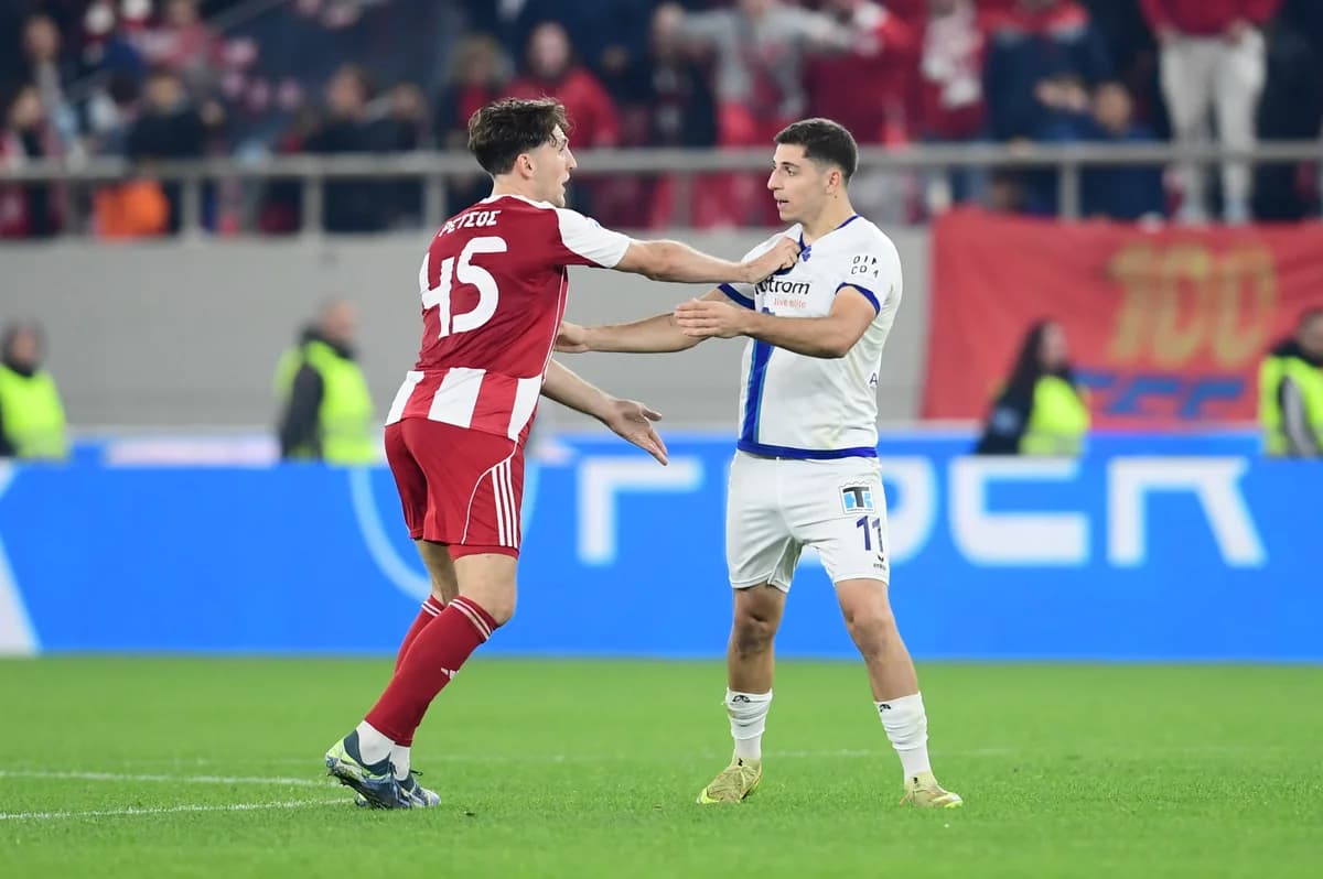 Olympiakos: Pantelidis-Retsos-Spannung nach Platzverweis