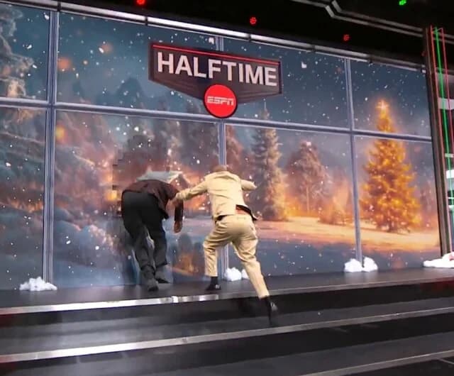 Shaquille O'Neal 'Destruye' Video Wall en Programa de ESPN
