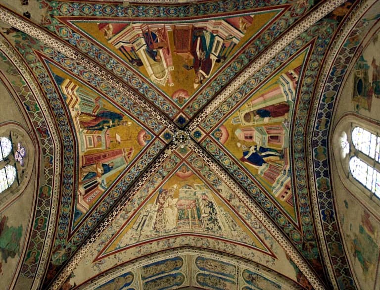 IA reconstruye fresco de Cimabue en Asís