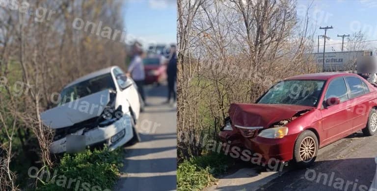 Larissa: Four-Vehicle Pile-Up, 22-Year-Old Injured