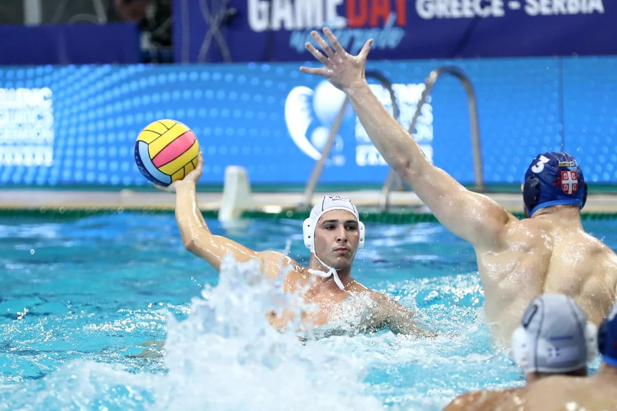 Griechenland dominiert Serbien im Wasserball-Freundschaftsspiel