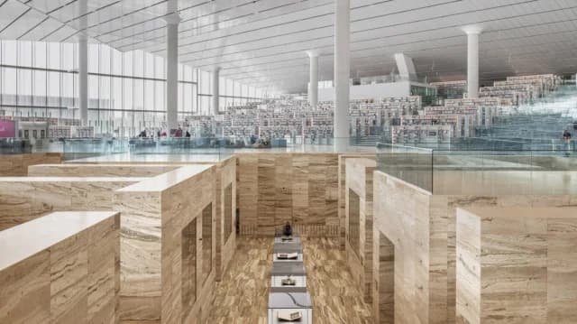 Onyx-Pools und Travertin-Bibliotheken: Naturstein als Luxus