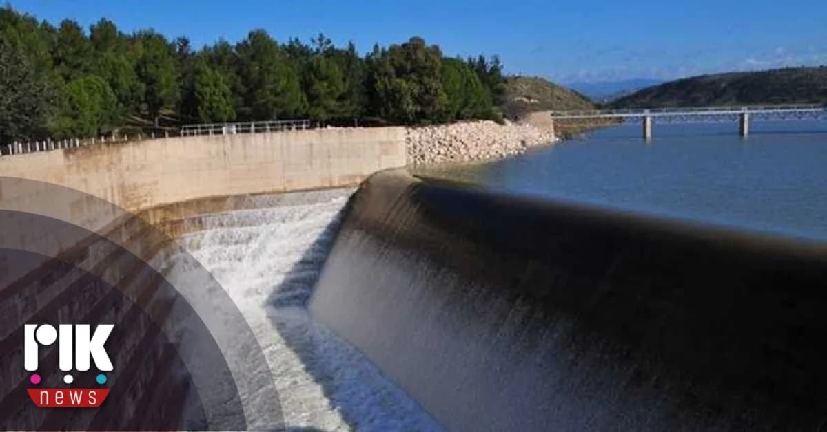 Peligrosamente bajo el flujo de agua en las presas de Chipre