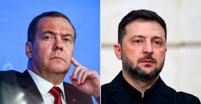 Μεντβέντεφ κατά Ζελένσκι: «Πρέπει να κρύβεται για το υπόλοιπο της ζωής του»