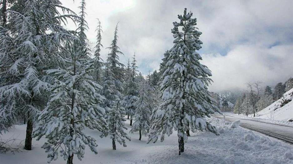 塞浦路斯黄色警报：特罗多斯山区降雨、风暴和降雪