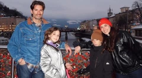 Giorgos Karavas y Rafaela Psarrou: Momentos familiares en Salzburgo