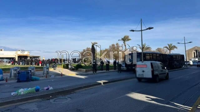 Spannungen zwischen OFI- und Olympiacos-Fans in Heraklion vor Supercup-Finale
