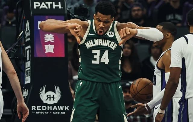 Giannis Antetokounmpo: 37 Points as Bucks Beat Kings