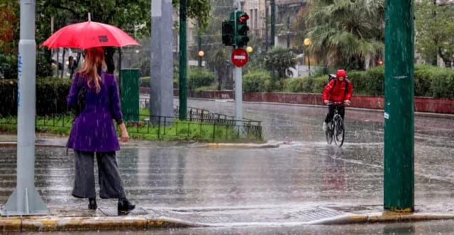 EMY发布天气警报：希腊6个地区预计将有强降雨和风暴