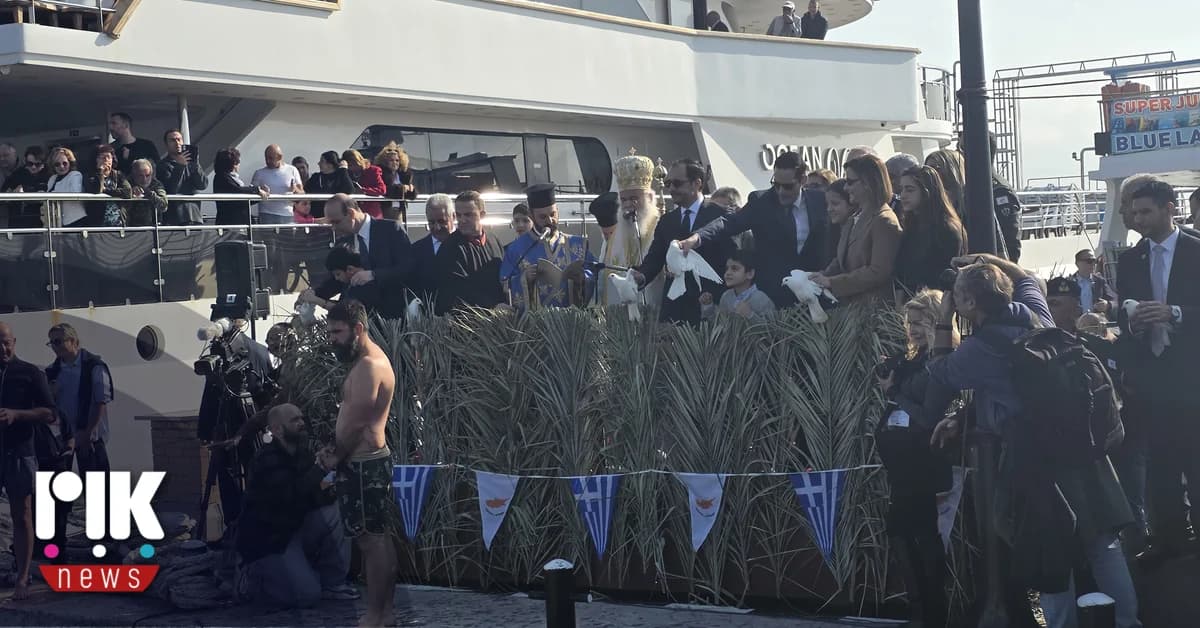 Epiphanias in Paphos: Mit Pracht gefeiert