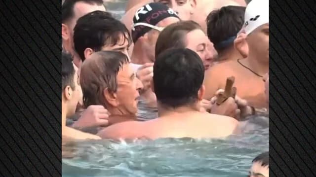 Epiphany: Argyris Papargyropoulos Dives for the Cross in Glyfada
